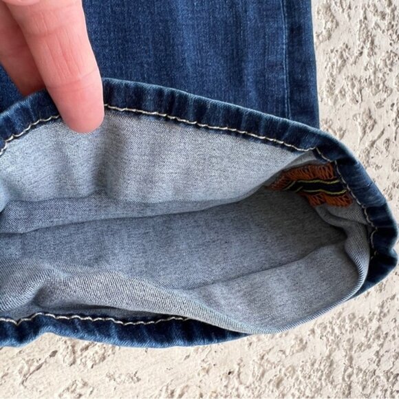 Rock Revival Womens Jeans size 25 Boot, Cut, Betty Embellished Rhinestone Bling - Picture 6 of 10